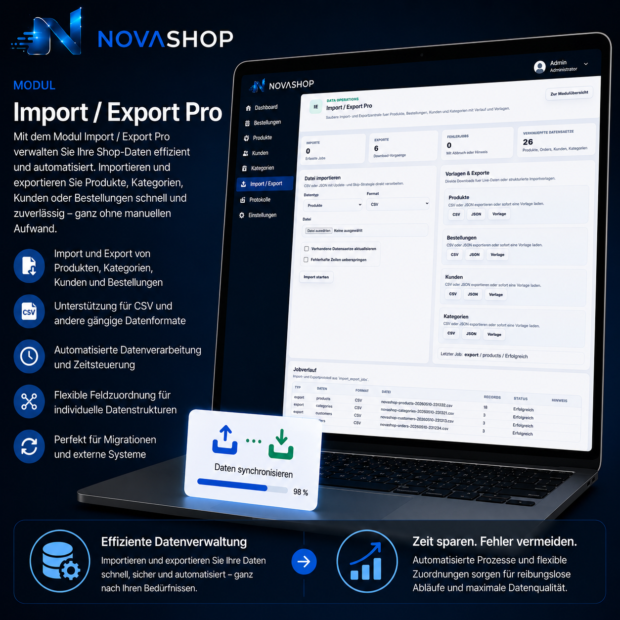 Modul - Import- / Export Pro