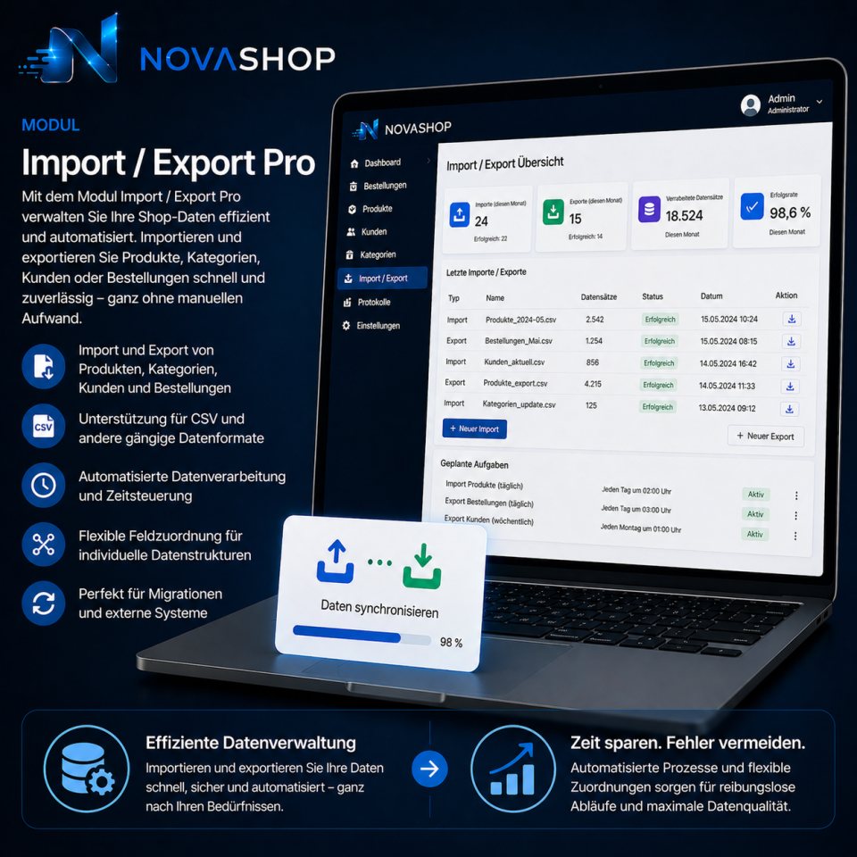 Modul - Import- / Export Pro