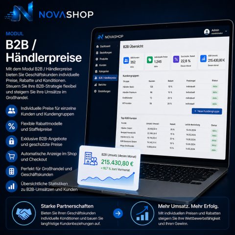 Modul - B2B Händlerpreise