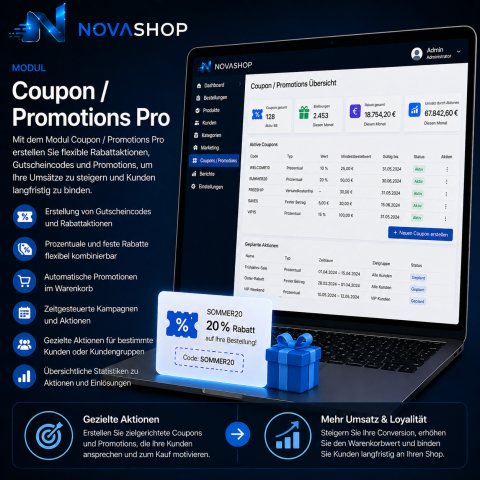 Modul - Coupon / Promotions Pro